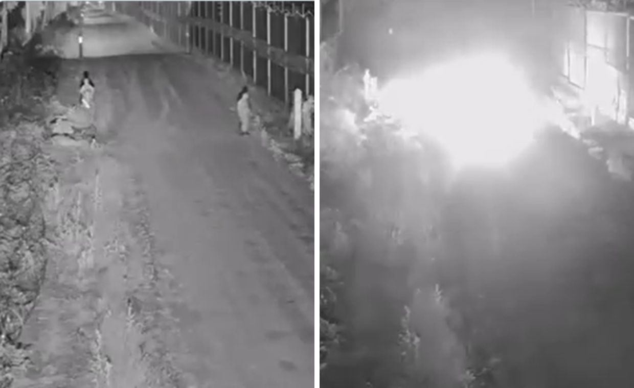 Atak na polskich strażników na polsko-białoruskiej granicy