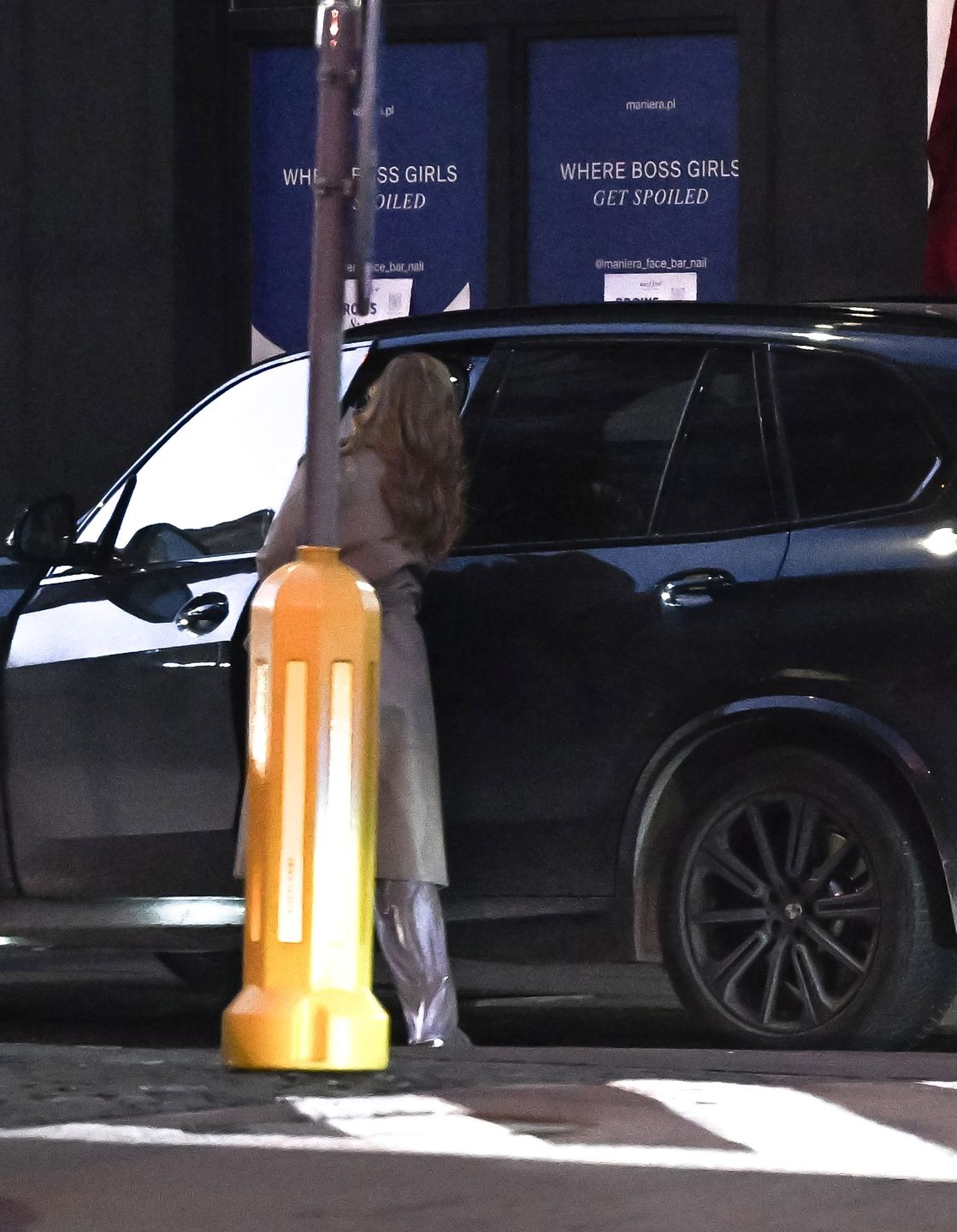Agnieszka Kaczorowska porzuciła auto na kilka godzin na zakazie