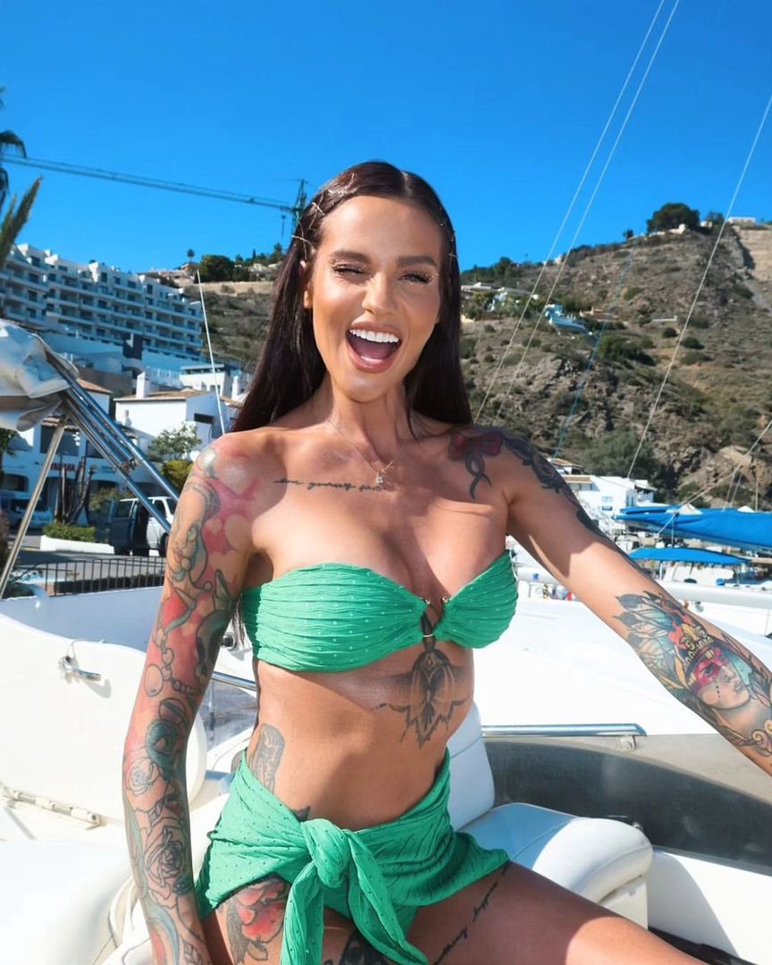 Karolina Gilon podczas nagrań do programu "Love Island. Wyspa miłości"