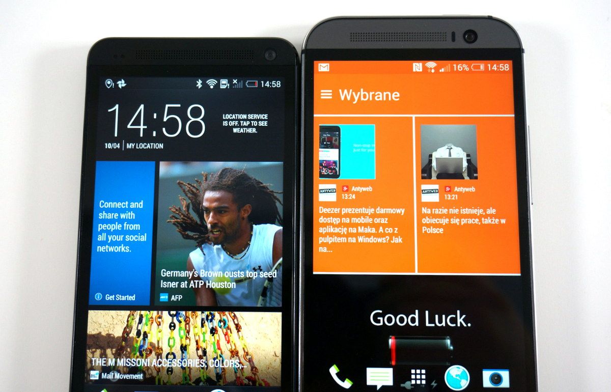 HTC One vs HTC One m8 2