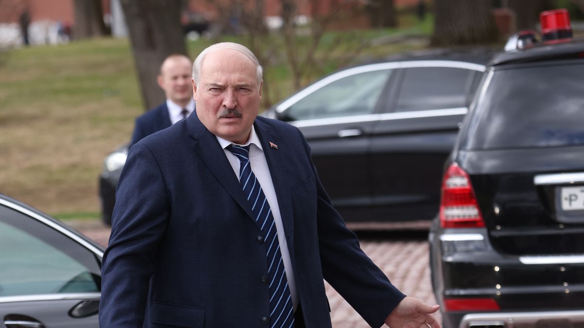 Belarussian President Alexander Lukashenko Visits The Kremlin
MOSCOW, RUSSIA - APRIL 12 (RUSSIA OUT) Belarussian President Alexander Lukashenko gestures while arriving to the talks with Vladimir Putin at the Kremlin on April 12, 2024, in Moscow, Russia. Preisdent of Belarus Lukashenko is on a two-day trip to Russia. (Photo by Contributor/Getty Images)
Contributor