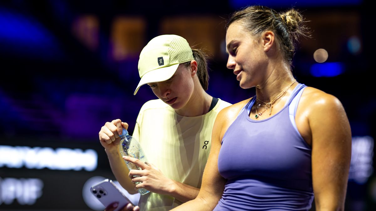 Iga Świątek i Aryna Sabalenka