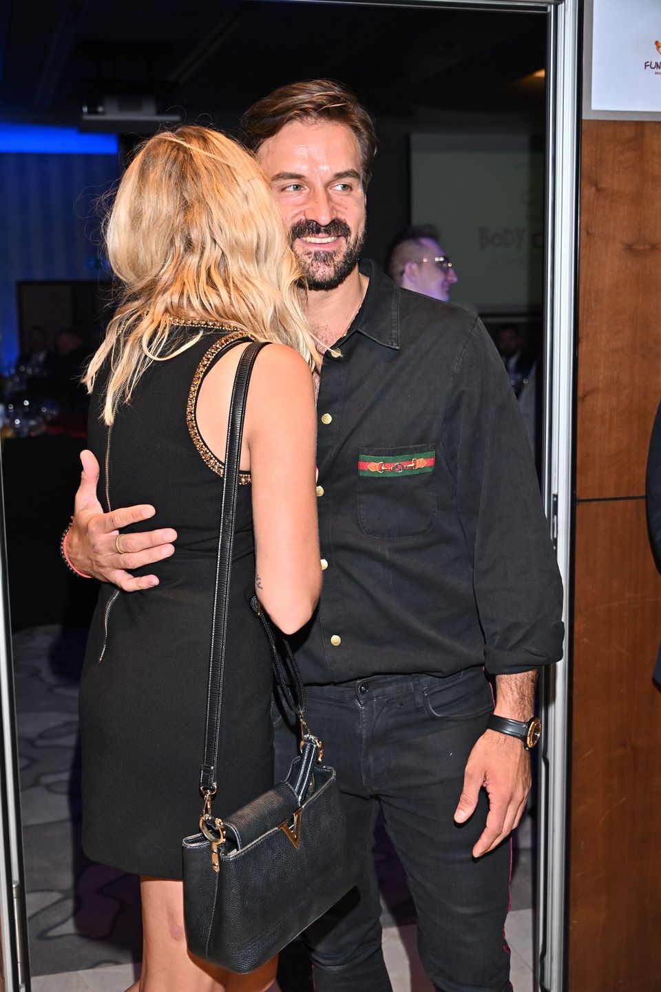 Piotr Stramowski z partnerką