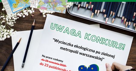 Konkurs dla uczniów na plany wycieczek po metropolii warszawskiej