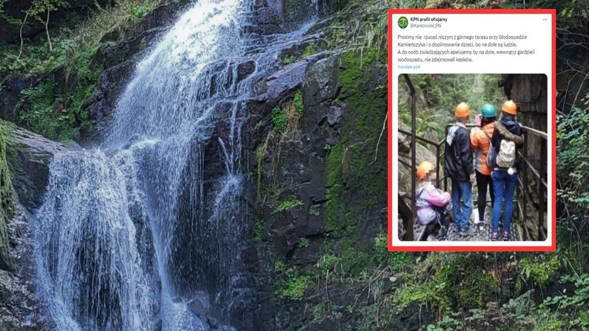 Apel władz parku w sprawie Wodospadu Kamieńczyka