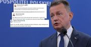 Akt oskarżenia ws. Błaszczaka. Fala komentarzy w sieci