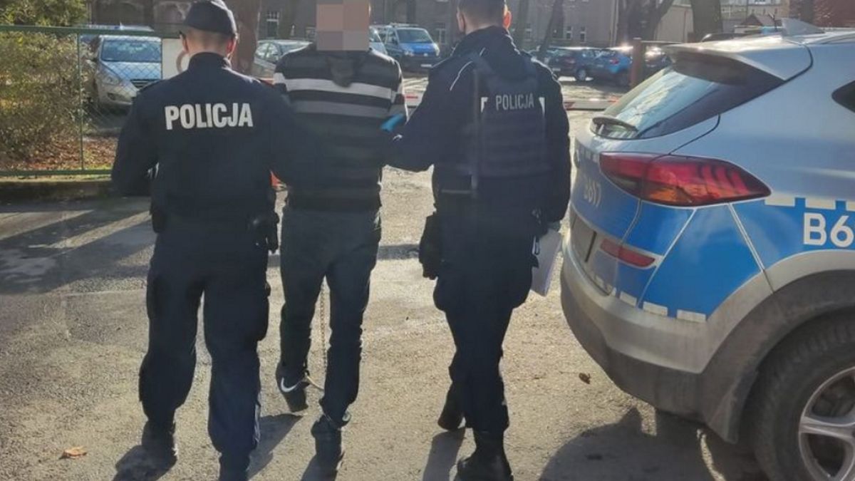 Mężczyzna został zatrzymany przez policję