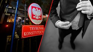 Ubranie Nawrockiego uszkodzone po wizycie w TK. Jest zdjęcie