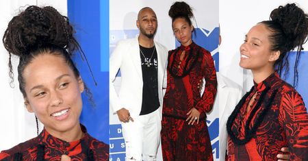 Alicia Keys bez makijażu na gali MTV (ZDJĘCIA)