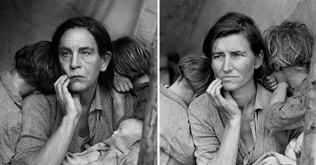 Być jak John Malkovich... na legendarnych zdjęciach