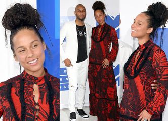 Alicia Keys bez makijażu na gali MTV (ZDJĘCIA)