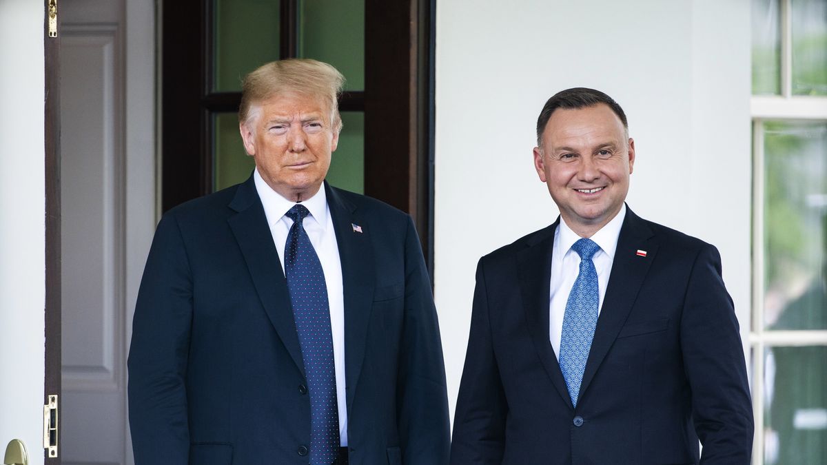 Andrzej Duda w USA. Prezydent już spotkał się z Donaldem Trumpem.