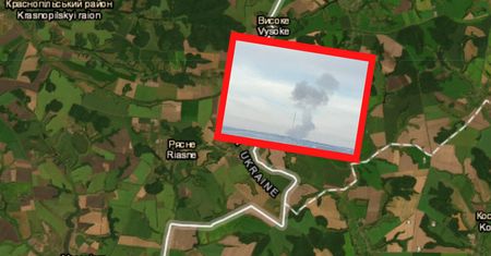 Atak w Rosji. Kłęby dymu nad obwodem biełgorodzkim