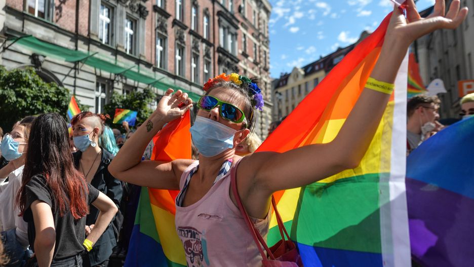 Demonstracja aktywistów LGBT