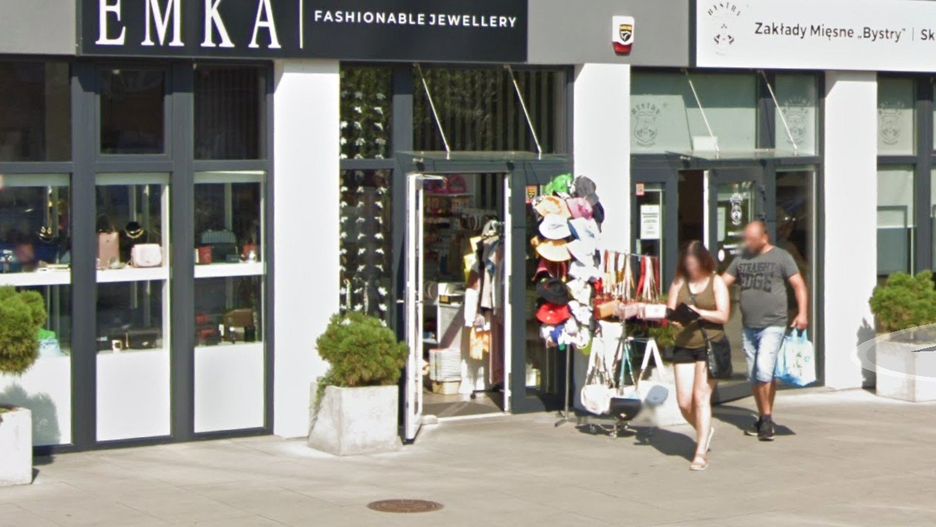 Mosina na zdjęciach w Google Street View.