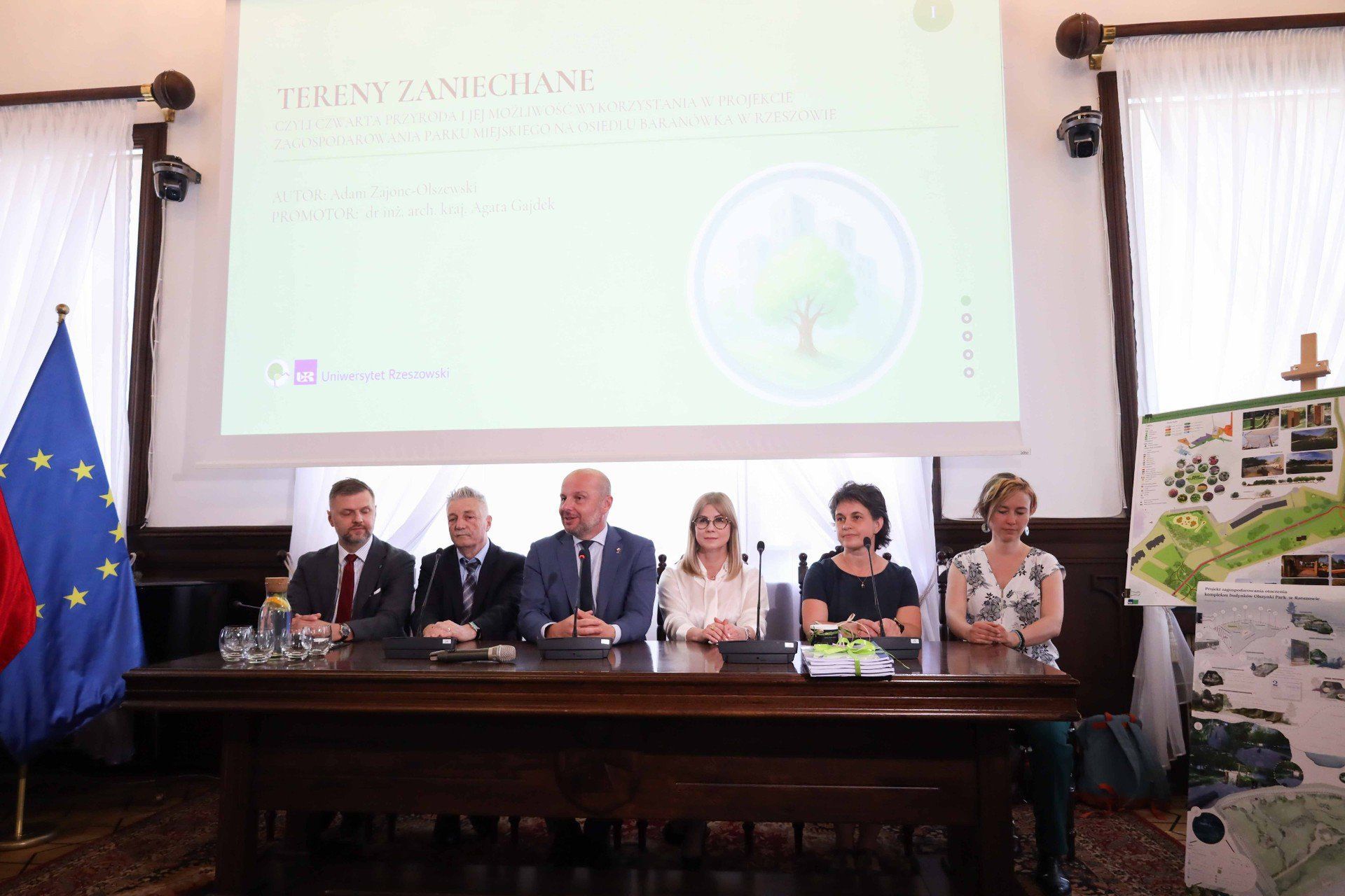 Projekty studentów Uniwersytetu Rzeszowskiego będą wykorzystane do zagospodarowania zielonego obszaru na os. Baranówka IV.