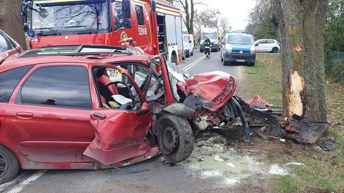 Wypadek w miejscowości Mościska