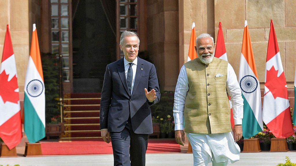 Narendra Modi - Mark Carney meeting in New Delhi
NEW DELHI, INDIA - MARCH 02: (----EDITORIAL USE ONLY - MANDATORY CREDIT - âPRESS INFORMATION BUREAU OF INDIA/ HANDOUT' - NO MARKETING NO ADVERTISING CAMPAIGNS - DISTRIBUTED AS A SERVICE TO CLIENTS----) Indian Prime Minister Narendra Modi meets with Canadian Prime Minister Mark Carney, at Hyderabad House in New Delhi, India on March 02 2026. Canadian Prime Minister Mark Carney arrived in India on his first official visit since assuming the top post last year and is scheduled to meet the top Indian leadership to strengthen the political and business ties between the two countries. (Photo by Press Information Bureau of India / Handout/Anadolu via Getty Images)
Anadolu