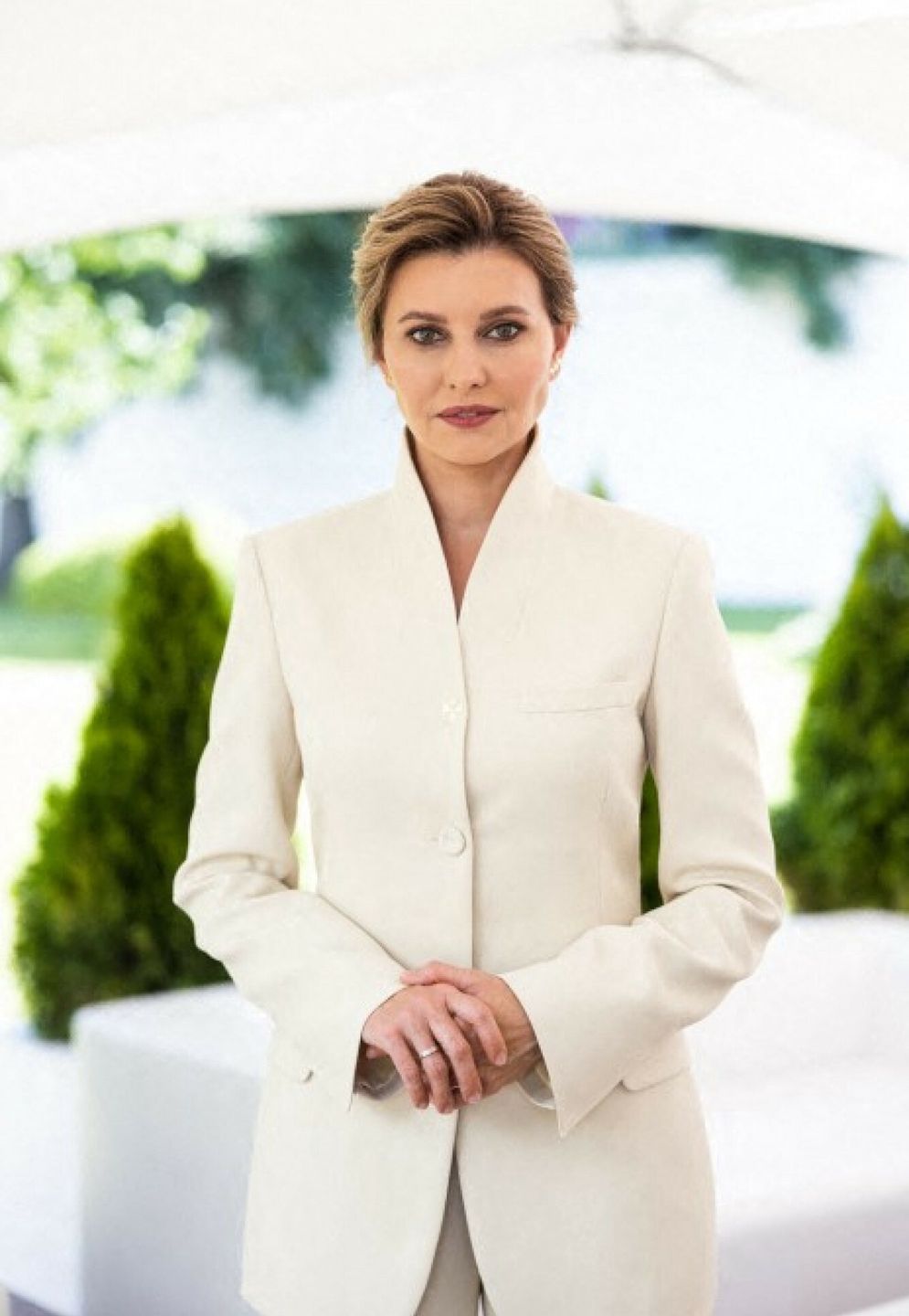 Wołodymyr i Ołena Zełenscy