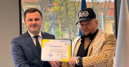Krzysztof Rutkowski z wizytą w naszym mieście. Został odznaczony przez Konsula Generalnego Ukrainy w Lublinie