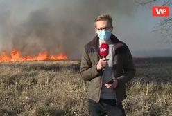 Biebrzański Park Narodowy w płomieniach. Reporter WP: "Wiatr nie ułatwia sprawy"