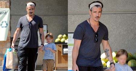 Colin Farrell z synem na zakupach! (FOTO)