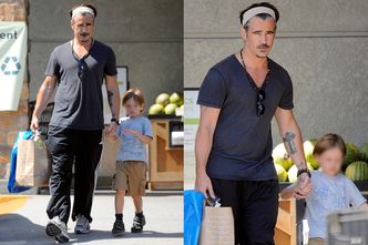 Colin Farrell z synem na zakupach! (FOTO)