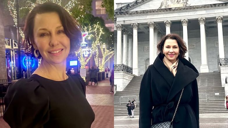 Anna Popek w towarzystwie torby Chanel zwiedza Waszyngton