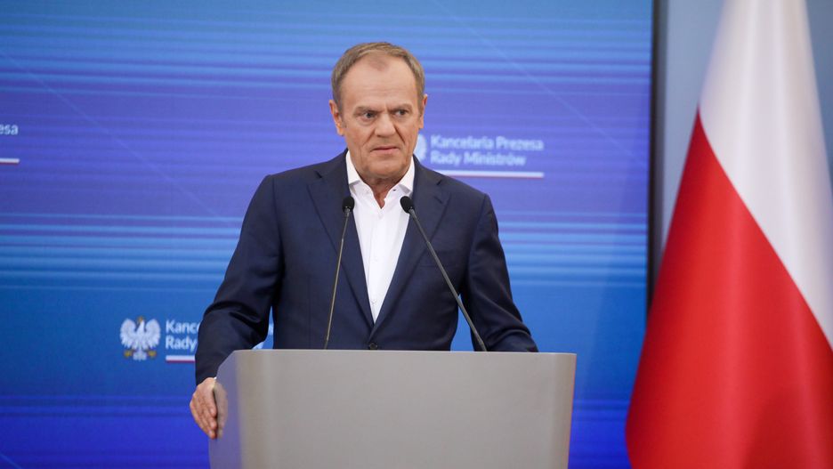 Donald Tusk
Warszawa, 22.04.2024. Premier Donald Tusk na konferencji prasowej w siedzibie KPRM w Warszawie, 22 bm. Spotkanie dot. m.in. wybor�w do Europarlamentu. (aldg) PAP/Albert Zawada
Albert Zawada
kancelaria prezesa rady ministr�, kancelaria prezesa rady ministr�w, konferencja, kprm, polityk polityka, prasowa, w kprm