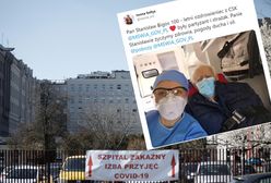 Koronawirus w Polsce. 100-latek wyleczony z COVID-19. Dziękując lekarzom powiedział: "wolałbym tu zostać"