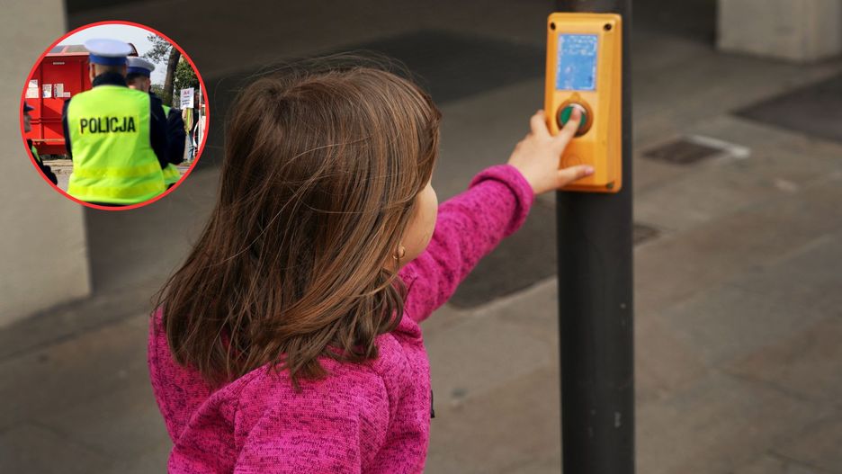 Dziewczynka wyszła sama z przedszkola