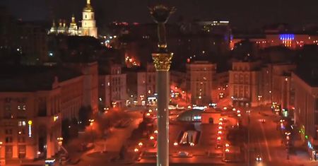 W Kijowie był środek nocy. Tego nikt się nie spodziewał. Nagranie obiegło sieć