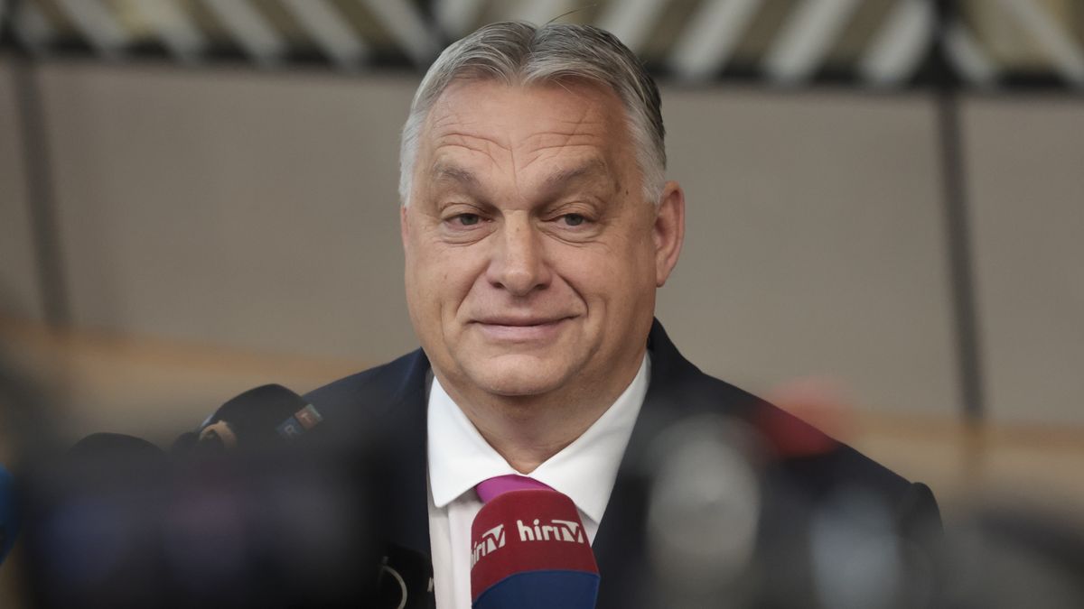 BRUSSELS, BELGIUM - DECEMBER 14: Prime Minister of Hungary Viktor Orban arrives at the European Council summit at Batiment Europa on December 14, 2023 in Brussels, Belgium. (Photo by Jean Catuffe/Getty Images)