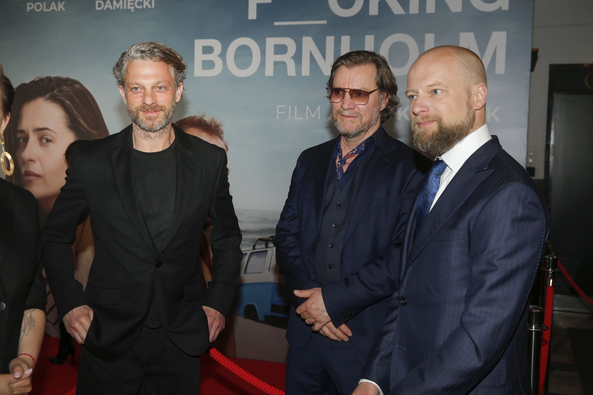 Maciej Stuhr na premierze "Fucking Bornholm" u boku małżonki i znanych znajomych 