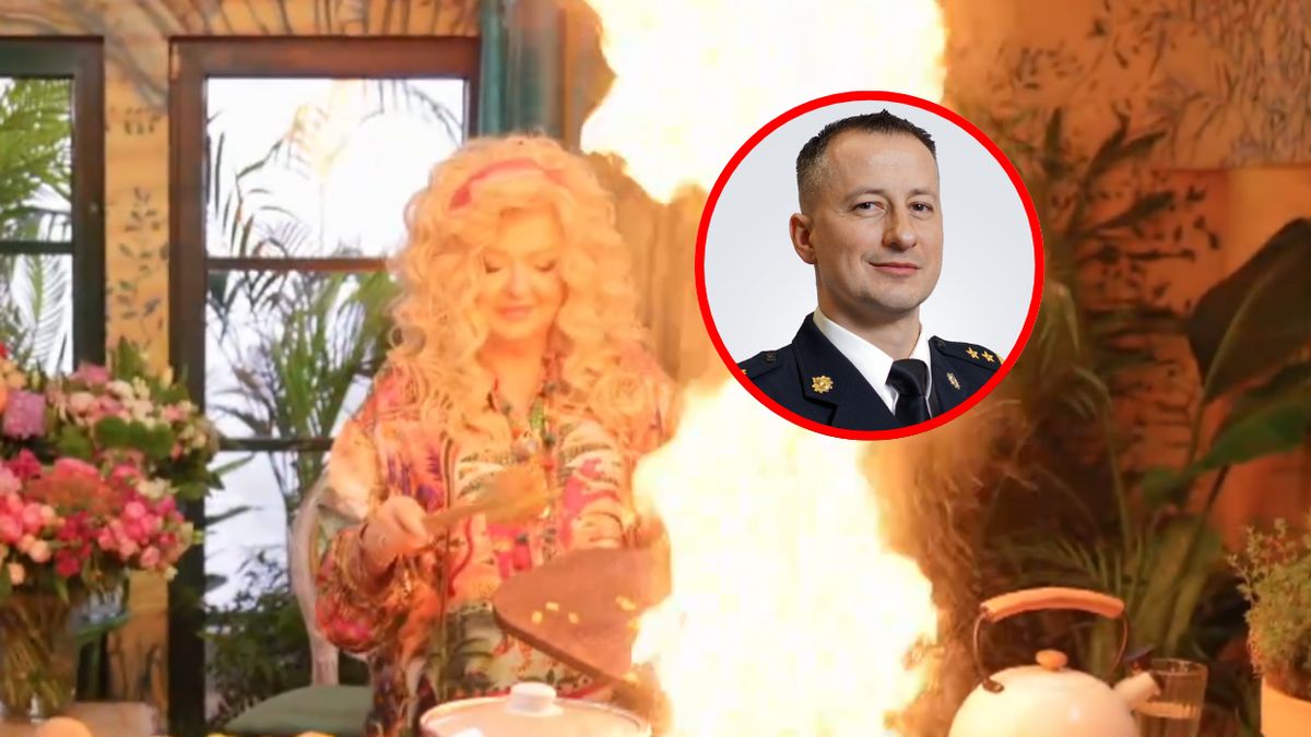  Strażak komentuje zachowanie Magdy Gessler