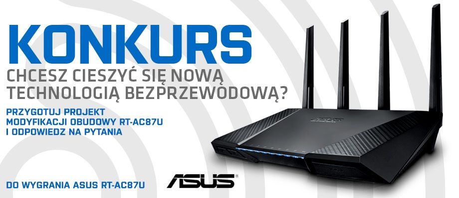 Przygotuj projekt modyfikacji obudowy ASUS RT-AC87U