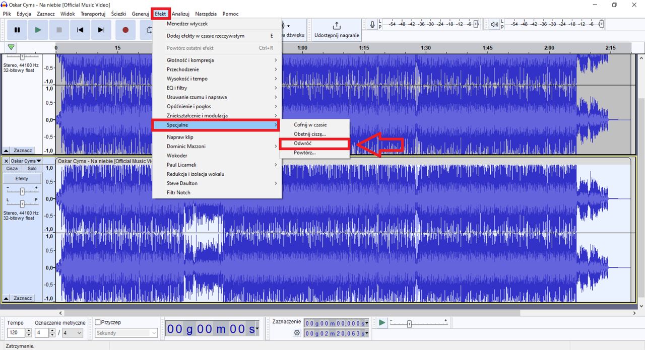 Audacity: jak usunąć wokal z utworu?