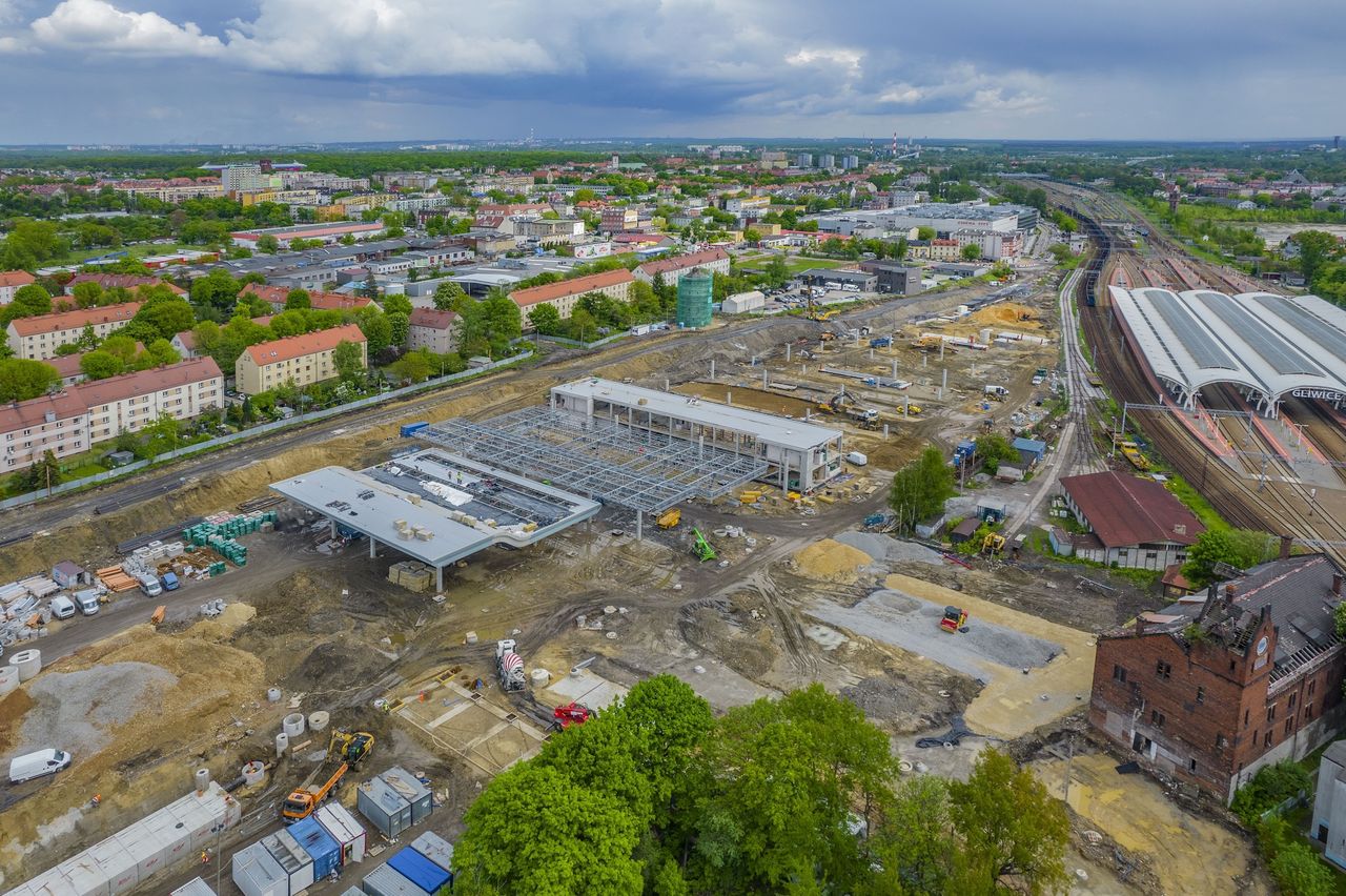 Gliwice. Budowa centrum przesiadkowego wymusiła kolejne zmiany w ruchu.