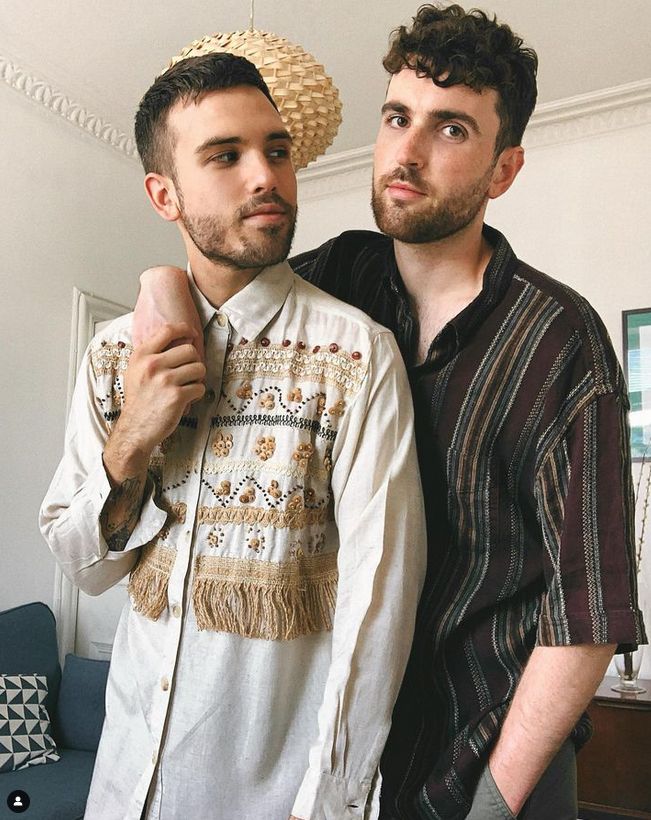 Duncan Laurence i Jordan Garfield