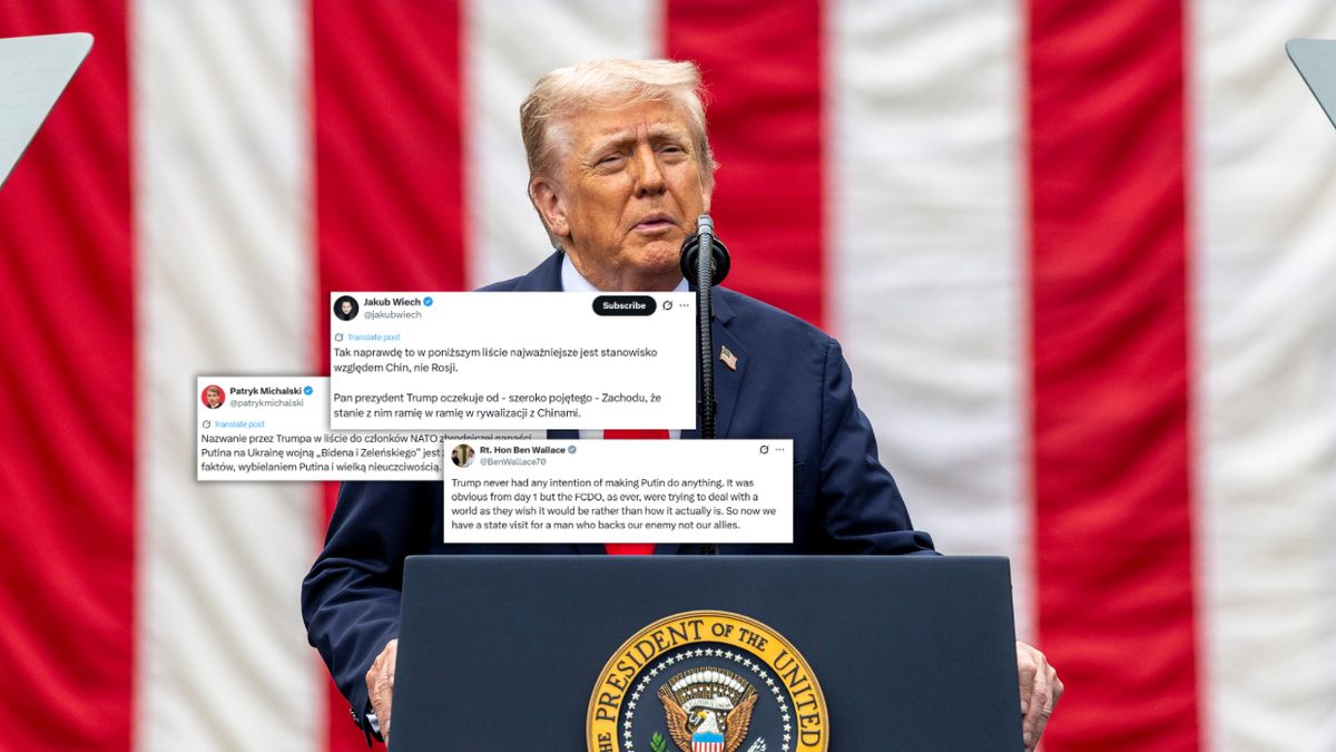 Reakcje na list Donalda Trumpa