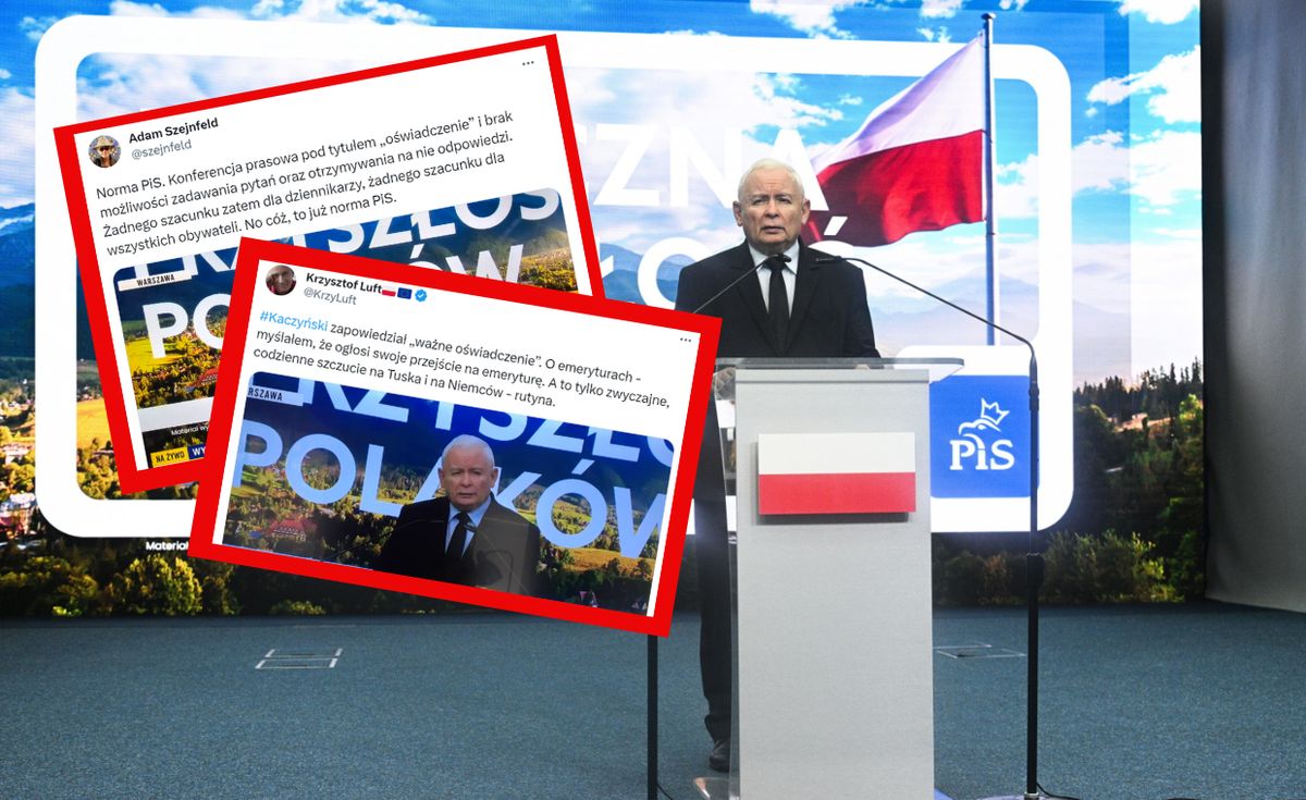 Oświadczenie Jarosława Kaczyńskiego było wymierzone w Donalda Tuska