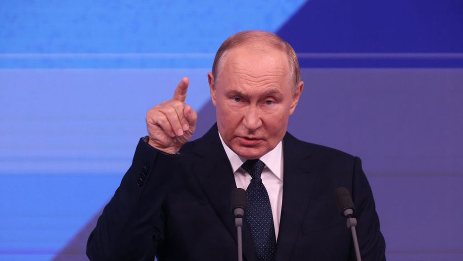 Russian President Putin Delivers A Speech At The Celebration Of The City Day In Moscow
MOSCOW, RUSSIA - SEPTEMBER 7 (RUSSIA OUT) Russian President Vladimir Putin gestures during his speech at the meeting in Zaryadye Hall, marking the City Day, September 7, 2024, in Moscow, Russia. Putin came back to Moscow after a long-term trip to Mongolia and Russia's Far East to vote in a local elections and to attend the celebration of the City Day. (Photo by Contributor/Getty Images)
Contributor
bestof, topix