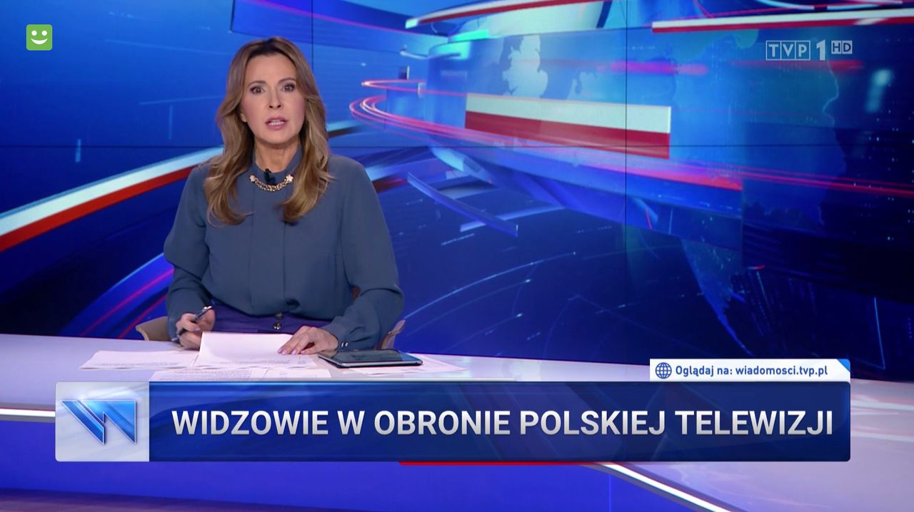 "Wiadomości" wyemitowały telefony od widzów. "Popieram TVP"