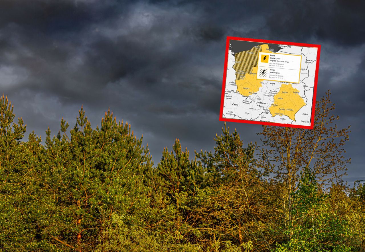 Burze już się zaczęły. Wydano ostrzeżenia w kilkunastu województwach