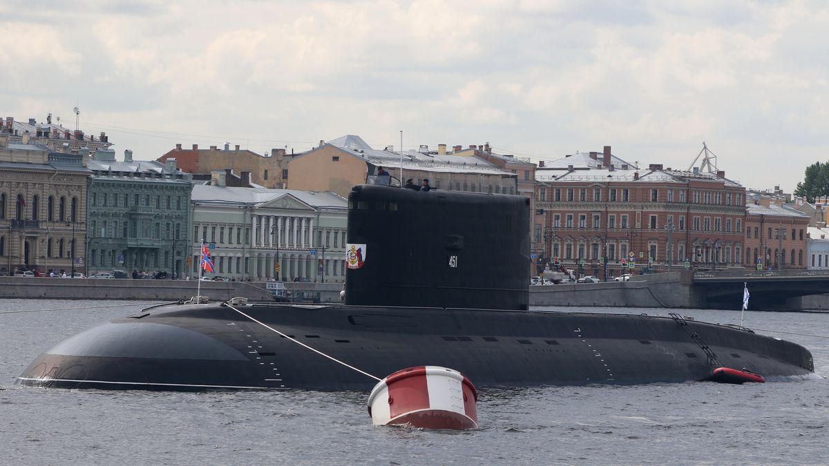 Rosyjska łódź podwodna — zdjęcie ilustracyjne