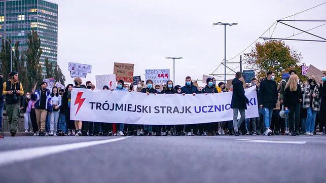 W strajku w Trójmieście wzięli udział uczniowie i uczennice