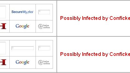 Szybki test na infekcję Confickerem 1