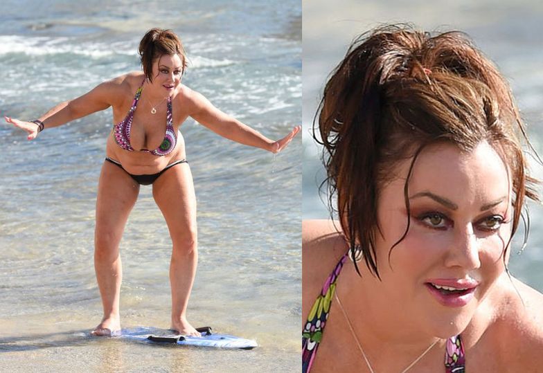 Lisa Appleton na plaży w Meksyku