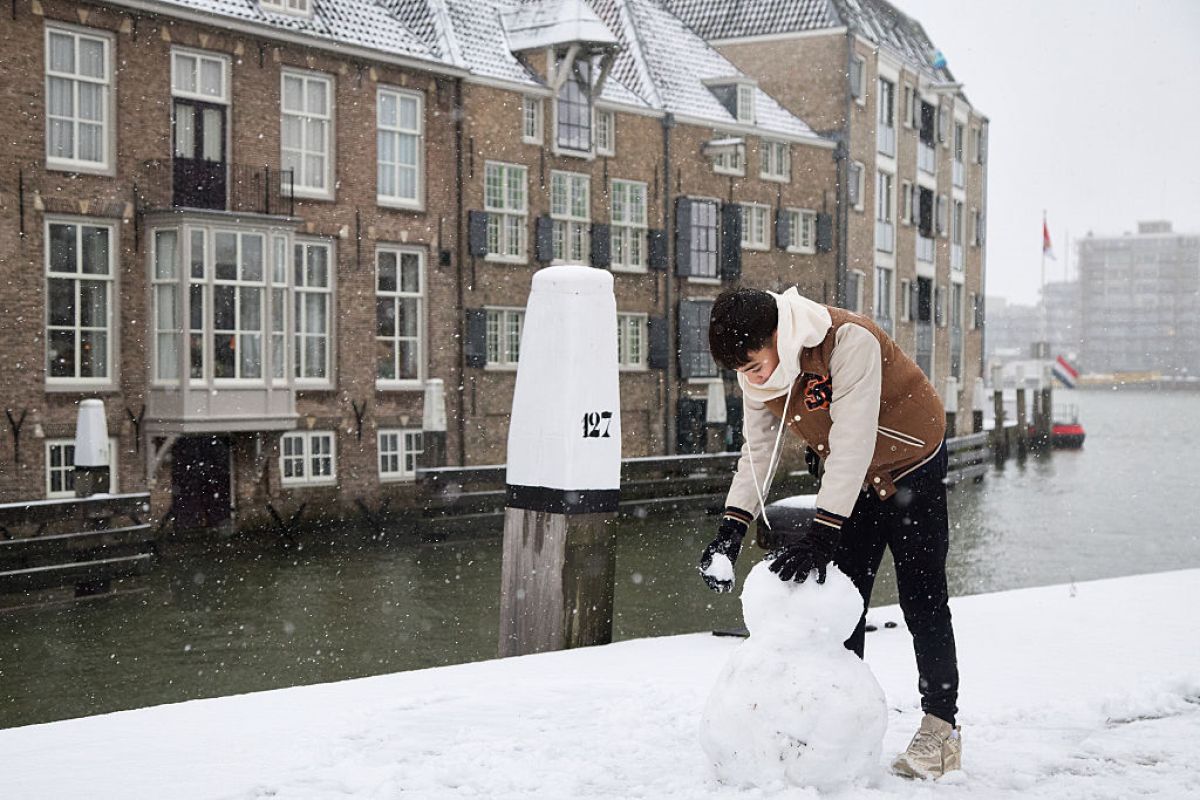 W Holandii ulepili gigantycznego bałwana. Jest nowy rekord