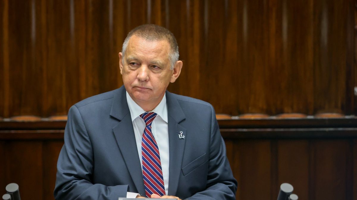 Marian Banaś w Sejmie.